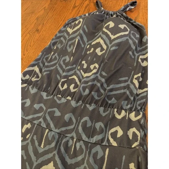 Prana Women's Acvite Halter‎ Dress With Built In Bra Size M Ikat - Picture 2 of 9